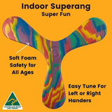 Indoor Superangs X2 - Foam Boomerangs - FlyingToyz