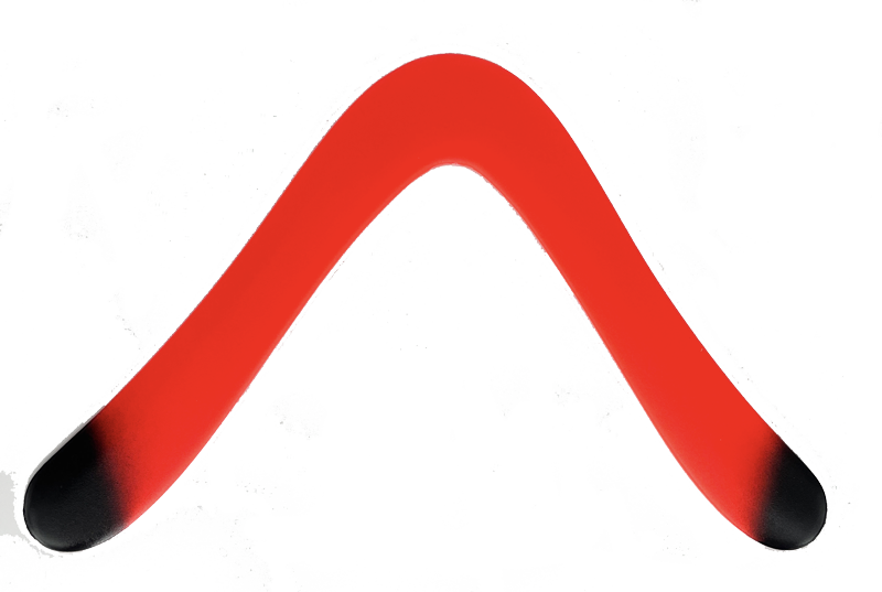 Aussie Magic Sport Boomerang Red