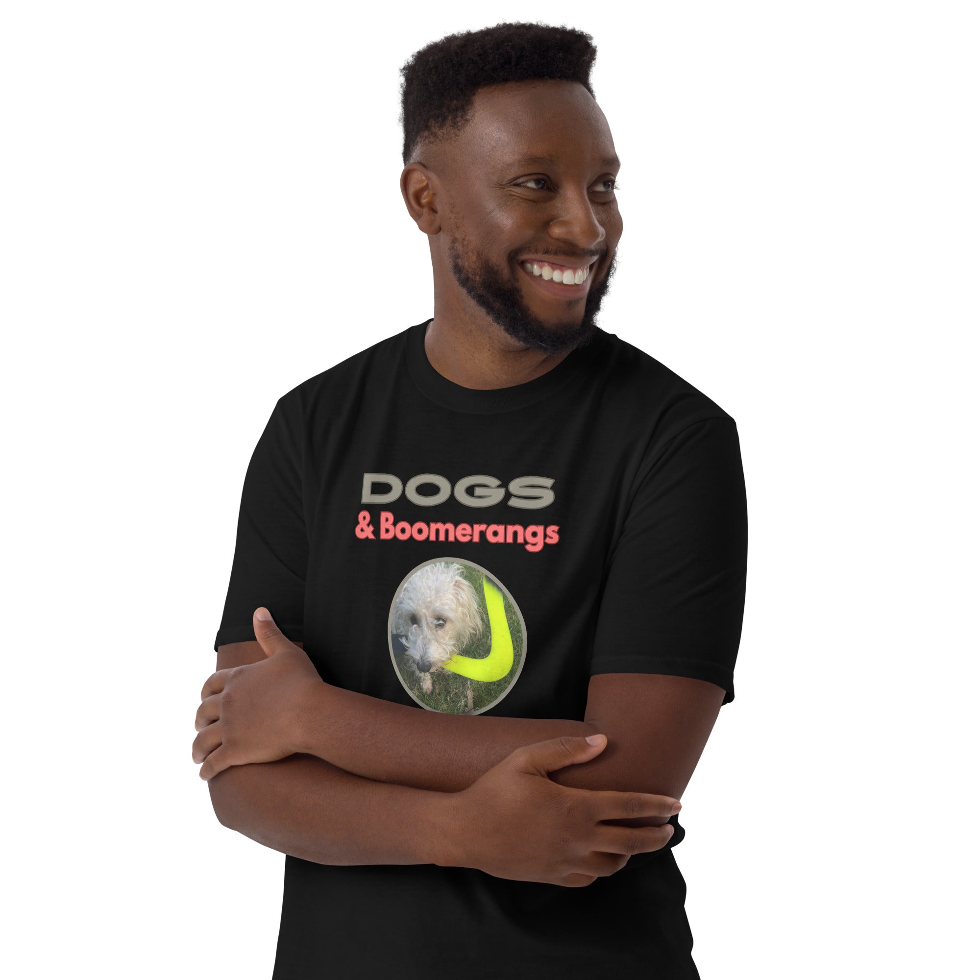 Dogs & Boomerangs Catch Fun Short-Sleeve Unisex T-Shirt - FlyingToyz