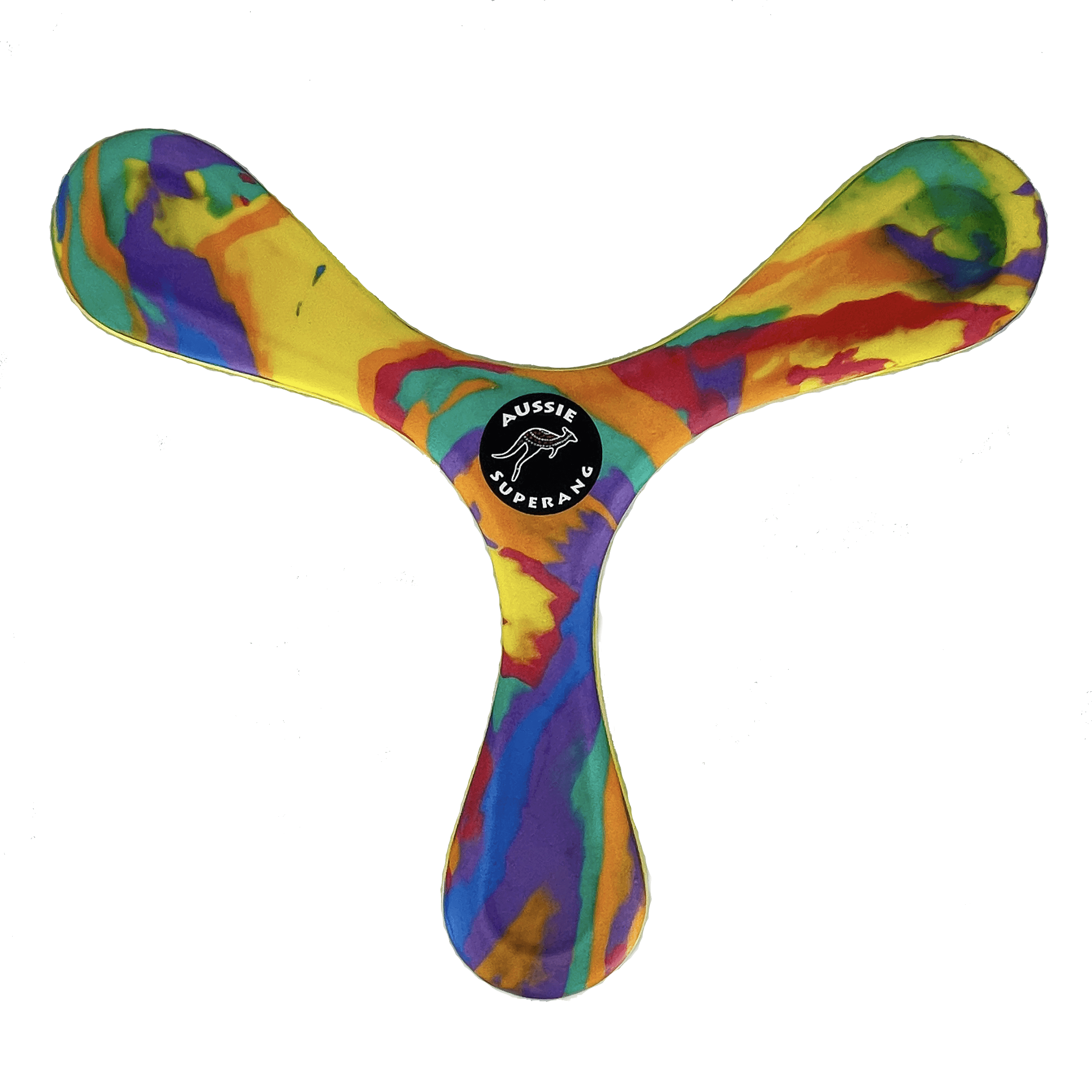 Aussie Outdoor Superang the multicoloured foam and plastic boomerang